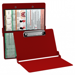 WhiteCoat Clipboard® - Red Respiratory Edition